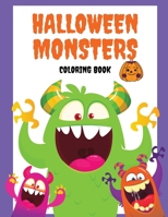 Halloweens Monsters Coloring book B0CKT39W2Y Book Cover