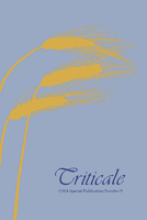 Triticale (C S S a Special Publication) 0891185194 Book Cover