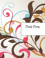 Daily Diary: Blank 2020 Journal Entry Writing Paper for Each Day of the Year Floral Flowers Pattern Design January 20 - December 20 366 Dated Pages A Notebook to Reflect, Write, Document & Diarise You 1676676317 Book Cover
