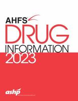 AHFS Drug Information 2023 1585287067 Book Cover