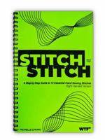 Stitch by Stitch: A Step-by-Step Guide to 12 Essential Hand Sewing Stitches RIGHT-Handed Version B0F1HKTX6X Book Cover