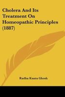 Cholera And Its Treatment On Homeopathic Principles 1120176158 Book Cover