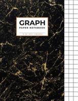 Graph Paper Notebook: 0.5 inch square (1/2 Quad Ruled) - Math/Science Notebook For School - Composition Notebook 107535482X Book Cover