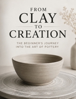 From Clay to Creation: The Beginner’s Journey into the Art of Pottery | 8.5 by 11 inches B0HG51BPT3 Book Cover