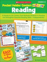 Pocket-Folder Centers in Color: Reading: 12 Ready-to-Go Centers That Motivate Students to Practice and Strengthen Essential Reading Skills―Independently! 0545130360 Book Cover