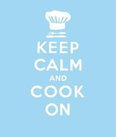 Keep Calm and Cook on: Good Advice for Cooks 184949097X Book Cover
