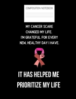 my cancer scare changed my life. Composition Notebook: Composition Cancer Ruled Paper Notebook to write in (8.5'' x 11'') 120 pages 1699688818 Book Cover