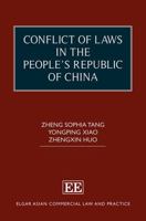 Conflict of Laws in the People's Republic of China 1849808589 Book Cover