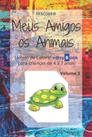 Meus Amigos os Animais: Livreto de Colorir e@syBook para crianças de 4 a 7 anos (Portuguese Edition) B087SG2H52 Book Cover