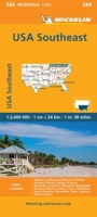 Michelin Usa: Southeast Map 584 2067175246 Book Cover
