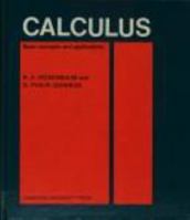 Calculus: Basic Concepts and Applications 0521095905 Book Cover