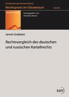 Rechtsvergleich Des Deutschen Und Russischen Kartellrechts 3867416966 Book Cover