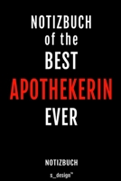 Notizbuch f�r Apotheker / Apothekerin: Originelle Geschenk-Idee [120 Seiten kariertes blanko Papier] 1695313208 Book Cover