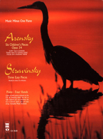Music Minus One Piano: Arensky 6 Pièces Enfantines, op. 34; Stravinsky 3 Easy Pieces (Dances; Book & CD) 1596150246 Book Cover
