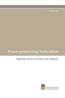 Peace-Preserving Federalism 3838116704 Book Cover