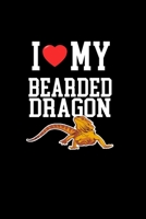 I Love my Bearded Dragon: 110 Game Sheets - Four in a Row Fun Blank Games | Soft Cover Book for Kids for Traveling & Summer Vacations | Mini Game | ... cm | Double Player | Funny Great Gift Paper 1710497947 Book Cover