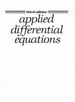 Applied Differential Equations 0130400971 Book Cover