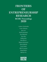2020 Frontiers of Entrepreneurship Research BCERC Proceedings 0910897468 Book Cover