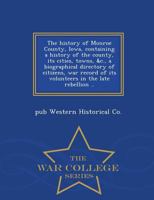 The History of Monroe County Iowa 1297483839 Book Cover