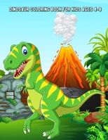 Dinosaur Coloring Book for Kids Ages 4-8: Relaxing Coloring Book for Boys & Girls B087SGS5FL Book Cover