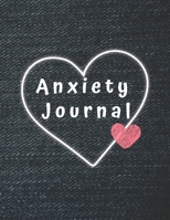 Anxiety Journal: Eliminate Anxiety and Find Peace: Anti-Anxiety Therapy Logbook, Getting Over Anxiety, Depression, Anger.(146 Pages, 8.5 x 11) 1674408609 Book Cover