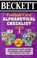 Beckettfootball card alphabetical checklist 1887432329 Book Cover