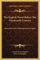 The English Novel Before The 19th Century 1344019900 Book Cover