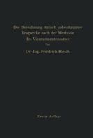 Die Berechnung Statisch Unbestimmter Tragwerke Nach Der Methode Des Viermomentensatzes 1275879713 Book Cover
