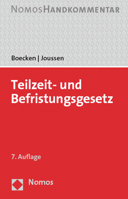Teilzeit- Und Befristungsgesetz: Handkommentar 3756010279 Book Cover