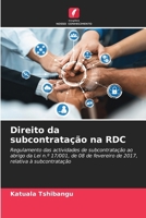 Direito da subcontratação na RDC (Portuguese Edition) 6208998182 Book Cover