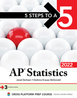 5 Steps to a 5: AP Statistics 2022 1264267347 Book Cover