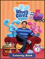 Blủe Clue Coloring Books: To Relax And Boost Creativity For Boys And Girls B0F7826174 Book Cover