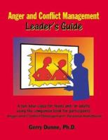 Anger and Conflict Management: Leader's Guide 1932181105 Book Cover