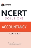 Ncert Solutions - Accountancy For Class 12Th 9351416186 Book Cover