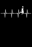 Basketball Player Notebook: Basketball Heartbeat 6 x 9 (A5) Graph Paper Squared Journal Gift for Basketball Players And Basketballers (108 Pages) 1670302326 Book Cover