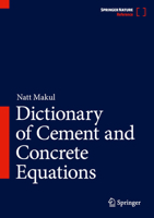 Dictionary of Cement and Concrete Equations 981953545X Book Cover
