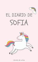 El Diario de Sofia Libreta de Notas: Cuaderno con 110 P�ginas - P�ginas con Rayas Horizontales y en Blanco - Regalo Perfecto Para Ni�as - Desconecta de las Pantallas 107415374X Book Cover