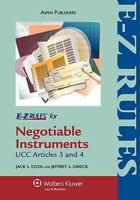 E-z Rules for Negotiable Instruments & Bank Dep, Ucc Art 3 & 4 0735571996 Book Cover