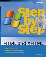 HTML and XHTML Step by Step (Step By Step (Microsoft)) 0735622639 Book Cover