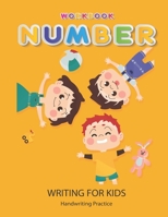 Number Writing for kids: Handwriting Practice Book For Kids Writing Page and Coloring Book: Numbers 1-10: For Preschool, Kindergarten, and Kids Ages 3+:8.5x11: 50 pages: Cute Three Kids Cover B08FP7SP16 Book Cover