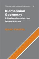 Riemannian Geometry: A Modern Introduction 0521485789 Book Cover
