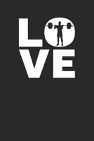 Love: Gewichtheben Terminplaner A5 mit Wochenkalender & Monatsplaner 2020 - Ich Liebe Gewichtheben - Geschenk f�r Gewichtheber 1706907222 Book Cover