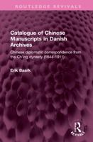 Cat Chin Man Danish Archive (Studies on Asian topics) 1032323248 Book Cover