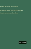 Annuaire des sciences historiques: Annuaire des sciences historiques (French Edition) 3563757062 Book Cover