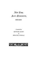 New York Alien Residents, 1825-1848 0806308141 Book Cover