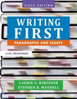 Writing First: Paragraphs and Essays, with Readings 1457667835 Book Cover