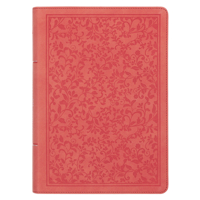 Nlt, the Spiritual Growth Bible Faux Leather, Coral Vines 0638004624 Book Cover