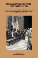 These are the Scriptures that testify of me 1691904821 Book Cover