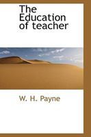 Education of Teachers 1357748256 Book Cover