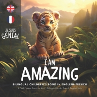 I Am Amazing, Je Suis Génial | Bilingual Children's Book in English-French: A Self Esteem Book for Kids | Livre bilingue Anglais-Français enfant (Self Esteem books for kids) B0FDVZLMP1 Book Cover